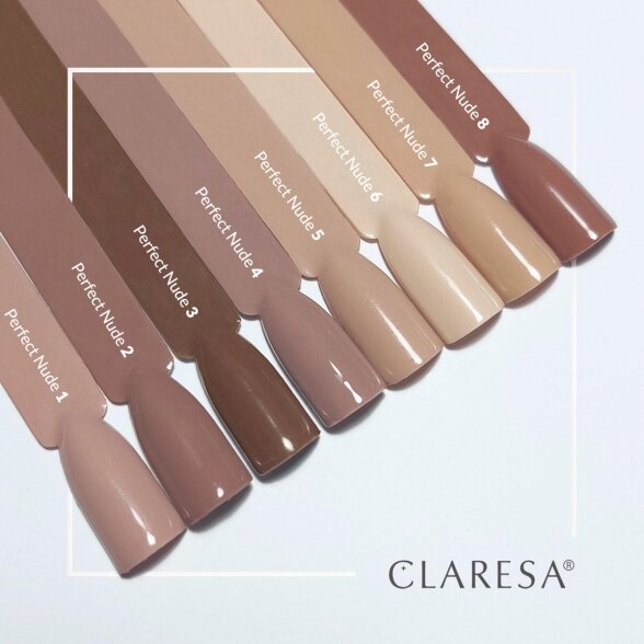 Claresa hybrid nail polish PERFECT NUDE 1.5g 2