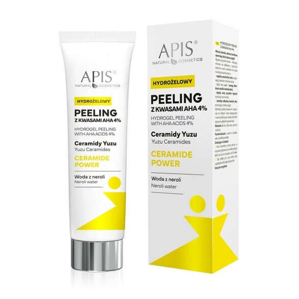 APIS CERAMIDE POWER Hidrogelinis veido šveitiklis su AHA rūgštimis 4%, 100ml