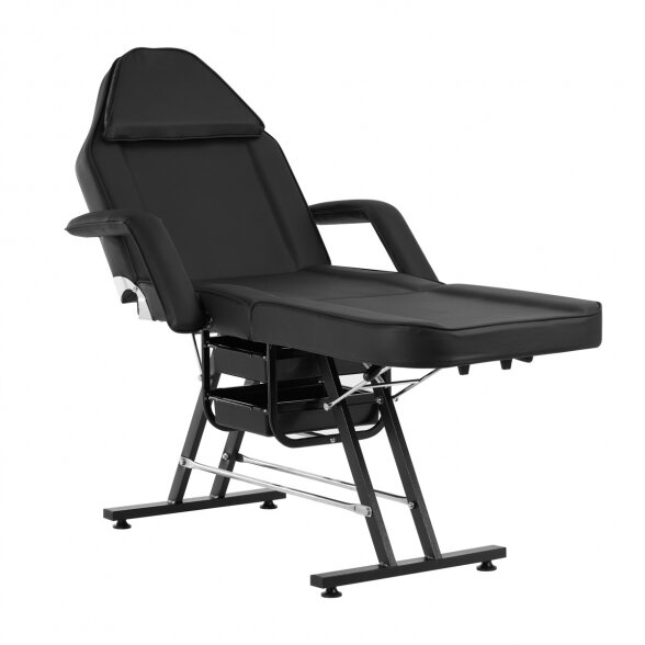 Кровать механическая для косметических процедур Sillon, черная 2