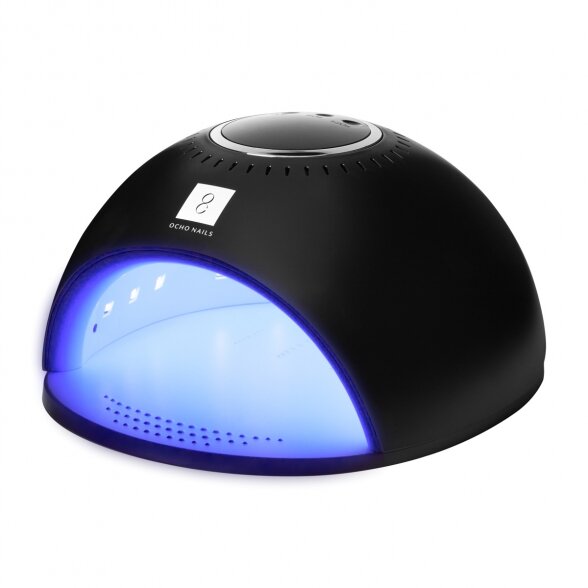 LED nagų lempa OCHO NAILS 84W, juodos sp.