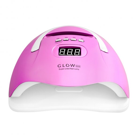 УФ светодиодная лампа для ногтей Glow F2 RC, 220Вт, розового цвета. 2