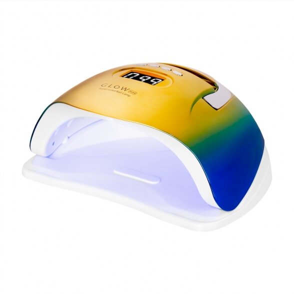 UV LED nail lamp Glow F2 RC, 220W, yellow-blue