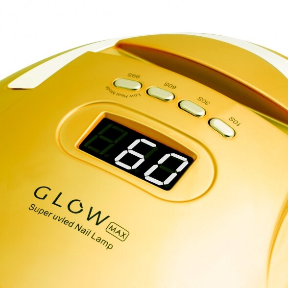 УФ светодиодная лампа для ногтей Glow F2 RC, 220Вт, желто-синяя 3