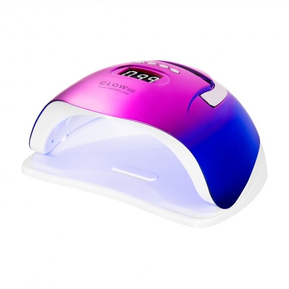 UV LED nail lamp Glow F2 RC, 220W, pink-blue