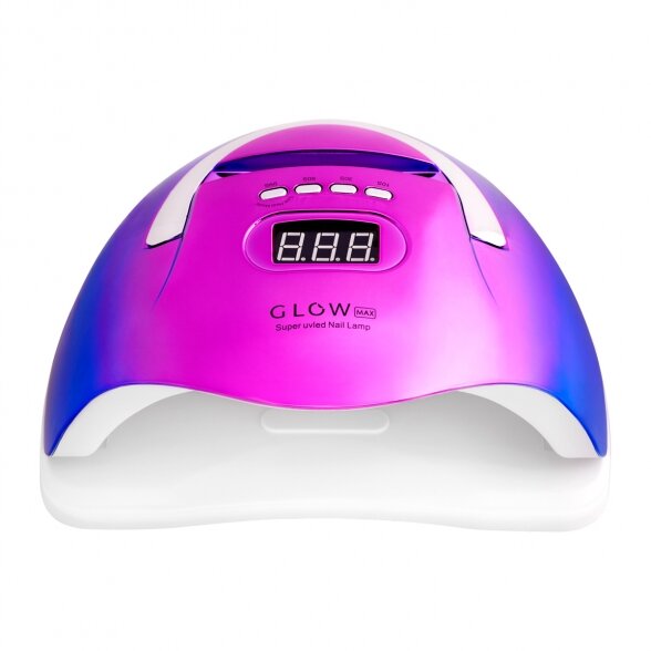 УФ светодиодная лампа для ногтей Glow F2 RC, 220Вт, розово-голубая 2