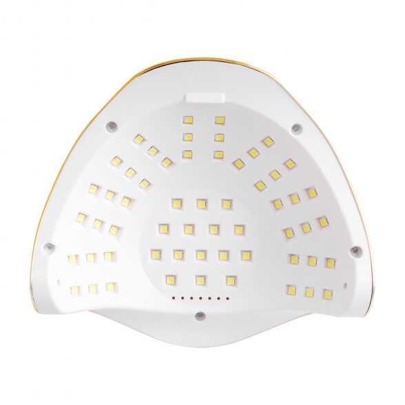 UV LED lempa nagams Glow F2 RC, 220W, rausva-auksinė sp. 6