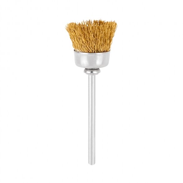 Wire brush for cleaning the manicure machine