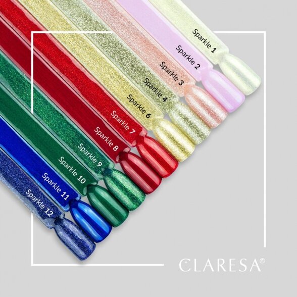 CLARESA Hibridinis nagų lakas SPARKLE 11, 5g 2