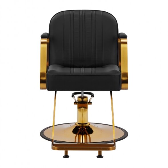 Gabbiano barber chair Acri, black-gold sp. 2