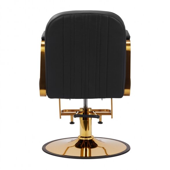 Gabbiano barber chair Acri, black-gold sp. 3