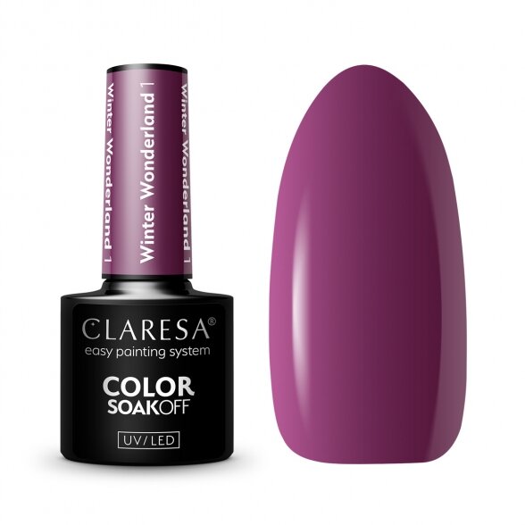 Claresa hybrid nail polish Winter Wonderland 1 - 5g