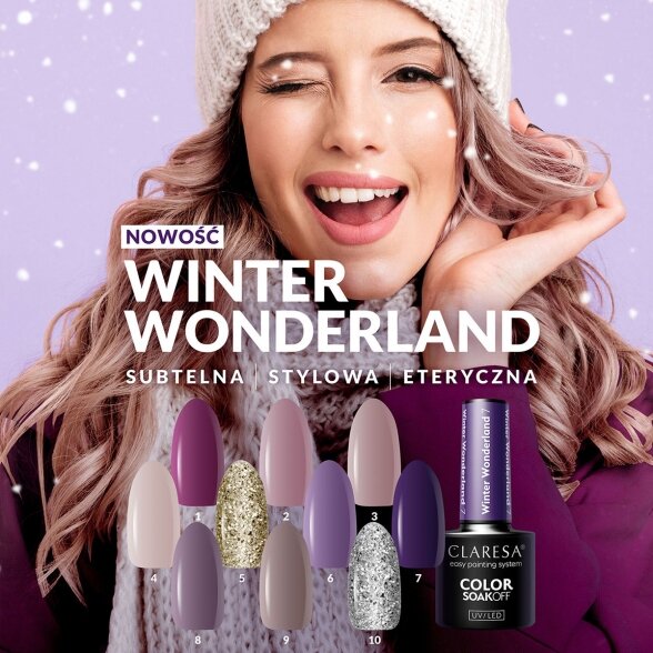 Гибридный лак для ногтей Claresa Winter Wonderland 1–5 г 1