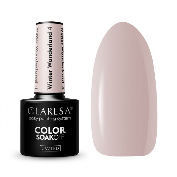 Claresa hybrid nail polish Winter Wonderland 4 - 5g