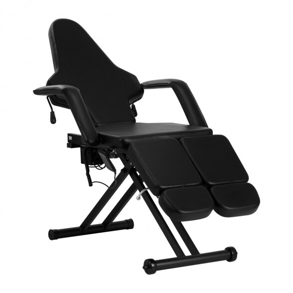 Electric cosmetology and tattoo chair Pro Ink 610, black