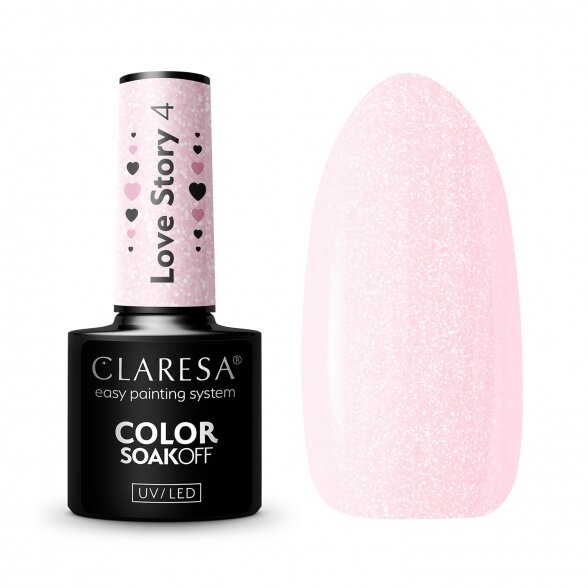 Claresa gel nail polish LOVE STORY 4 - 5g