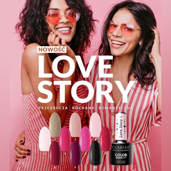 Claresa gel nail polish LOVE STORY 4 - 5g 1