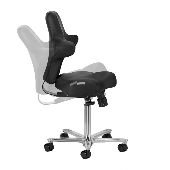 ERGONOMIC SALON CHAIR AZZURO SPECIAL 152, BLACK 5