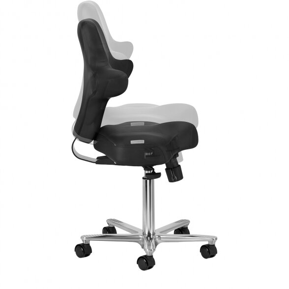 ERGONOMIC SALON CHAIR AZZURO SPECIAL 152, BLACK 6