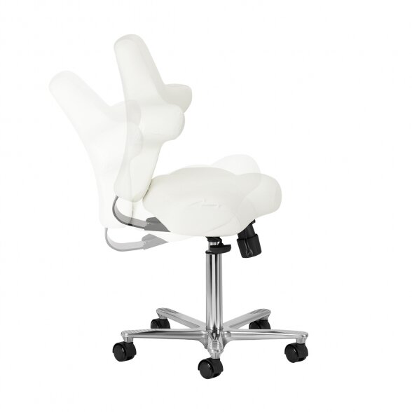 Ergonomic lounge chair Azzuro SPECIAL 152, white 5