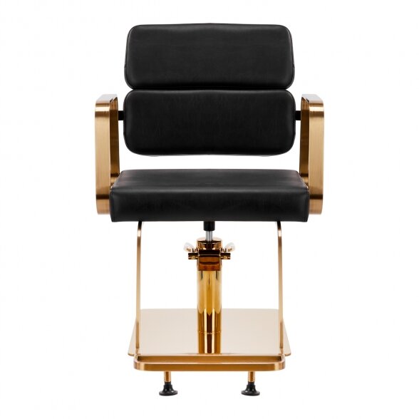 Gabbiano barber chair PORTO, black-gold sp. 1