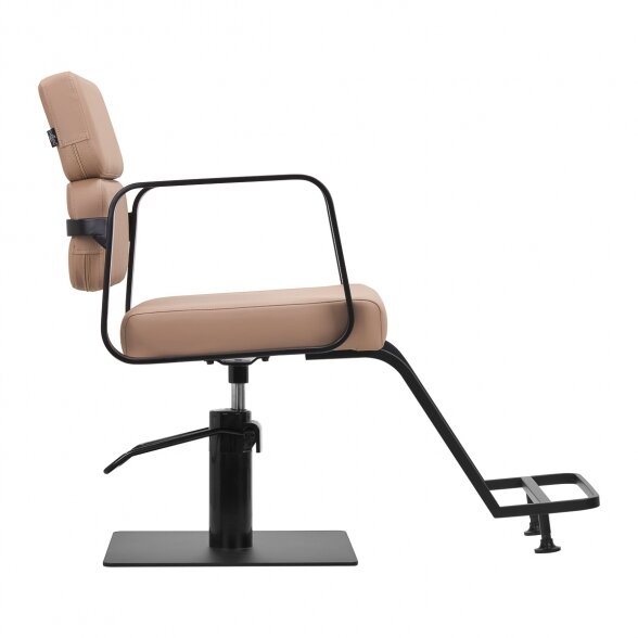 Gabbiano barber chair PORTO, black-brown sp. 1