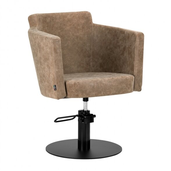 GABBIANO hairdressing chair ROMA, brown sp.