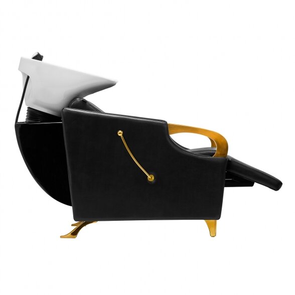 Gabbiano C019G Hairdressing sink, Gold-Black sp. 3