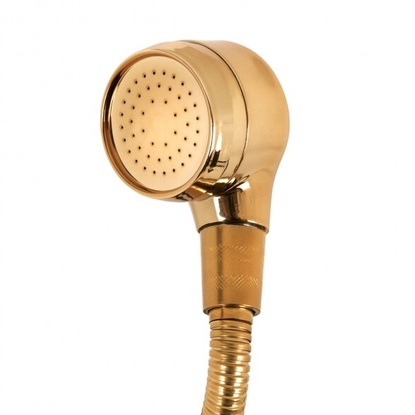 Hairdressing sink shower head (larger), gold sp.