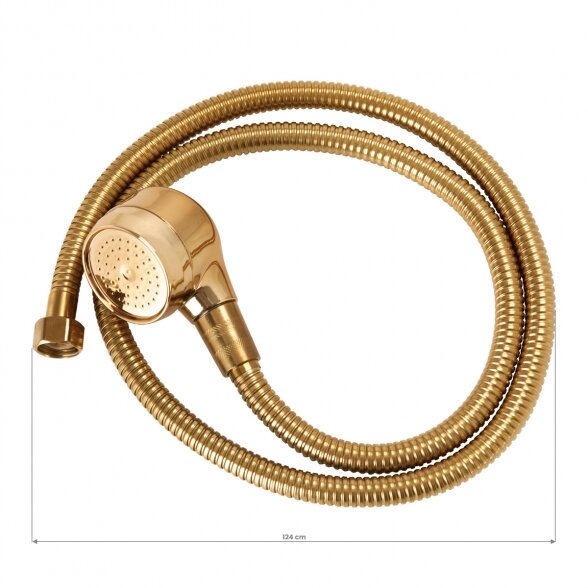 Hairdressing sink shower head (larger), gold sp. 2