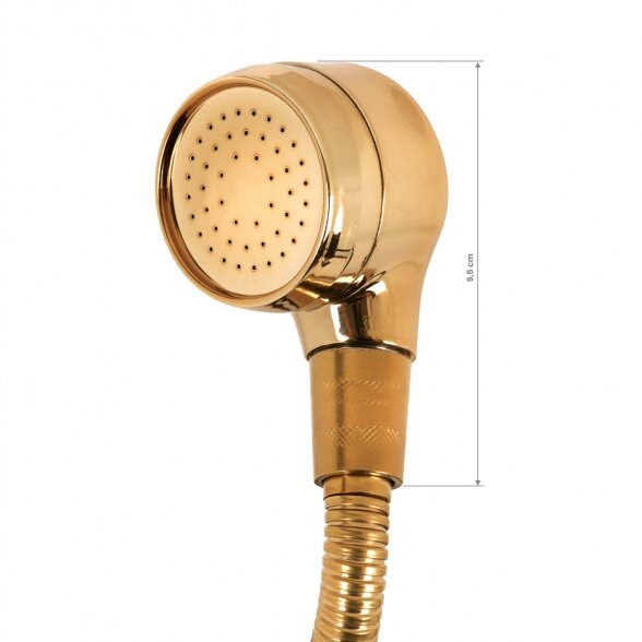 Hairdressing sink shower head (larger), gold sp. 3