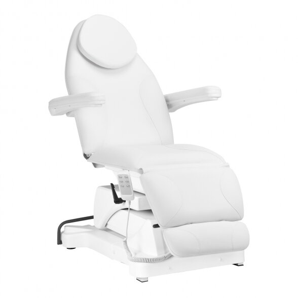 Electric cosmetology chair Sillon Basic 3 motors, white