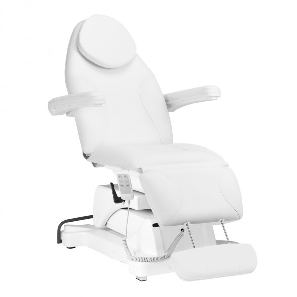 Electric cosmetology chair Sillon Basic 3 motors, white 2