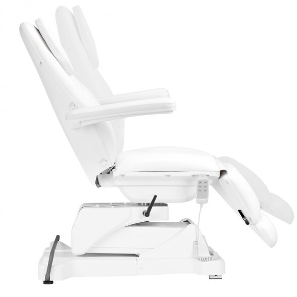 Electric cosmetology chair Sillon Basic 3 motors, white 3