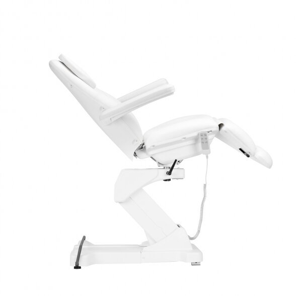 Electric cosmetology chair Sillon Basic 3 motors, white 4