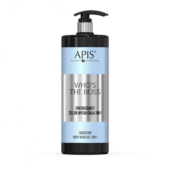 APIS APIS Who&#39;s the Boss energizing shower gel-shampoo 3 in 1, 1000ml