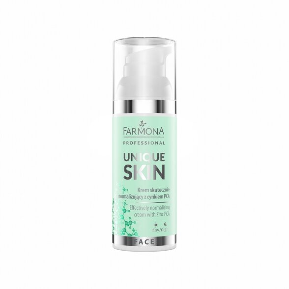 Farmona normalizuojantis veido kremas UNIQUE SKIN su PCA, 50ml