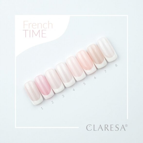 Гибридный лак для ногтей Claresa French TIME 1,5г 2