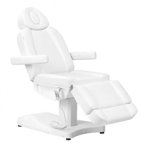 Electric cosmetology chair Azzurro 803D 3 motors, white 1