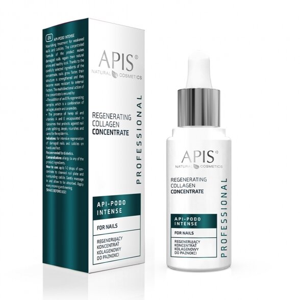 Apis Api-Podo Intense regeneruojantis Kolageno koncentratas nagams, 30 ml