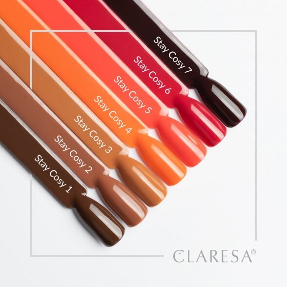 Claresa gelinis nagų lakas Stay Cosy 3 5g 2