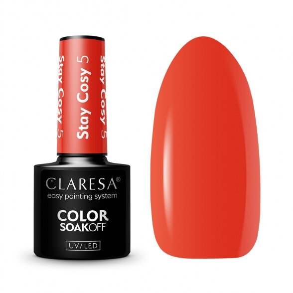 CLARESA GEL NAIL POLISH Stay Cozy 5 5g