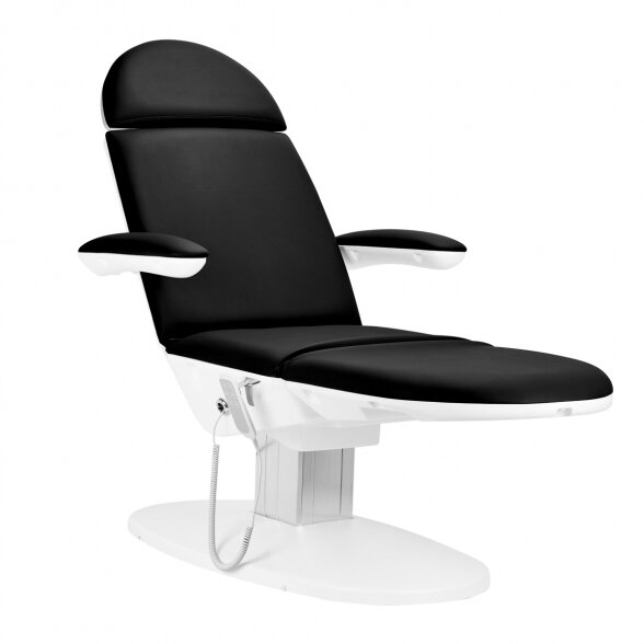 Electric cosmetic chair 2240B Eclipse 3 motors, white/black 2