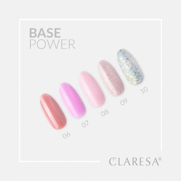 CLARESA GEL POLISH BASE POWER BASE 06, 5G 5