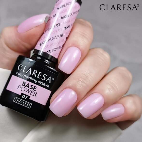 CLARESA GEL POLISH BASE POWER BASE 07, 5G 3