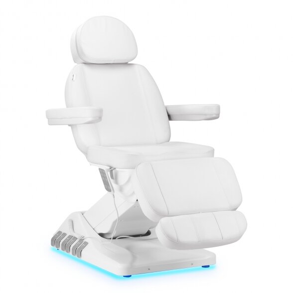 SILLON Electric cosmetology/pedicure chair, 3 motors, white