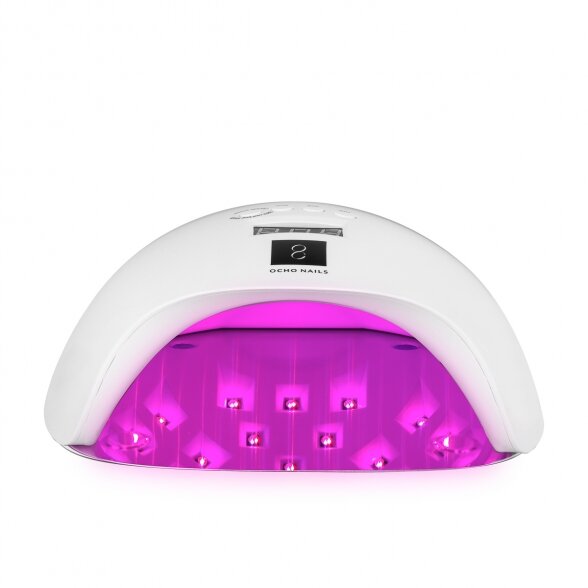 UV LED lamp OCHO NAILS X13 65W plus white with mirror bottom 2