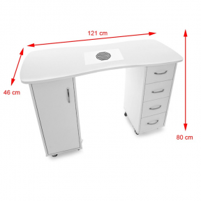 Manikiūro stalas su dulkių sutraukėju 2027  ZP
