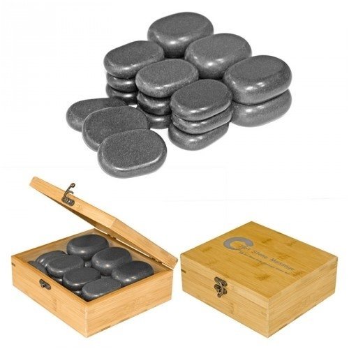 Set of basalt stones for massage, 18 pcs.