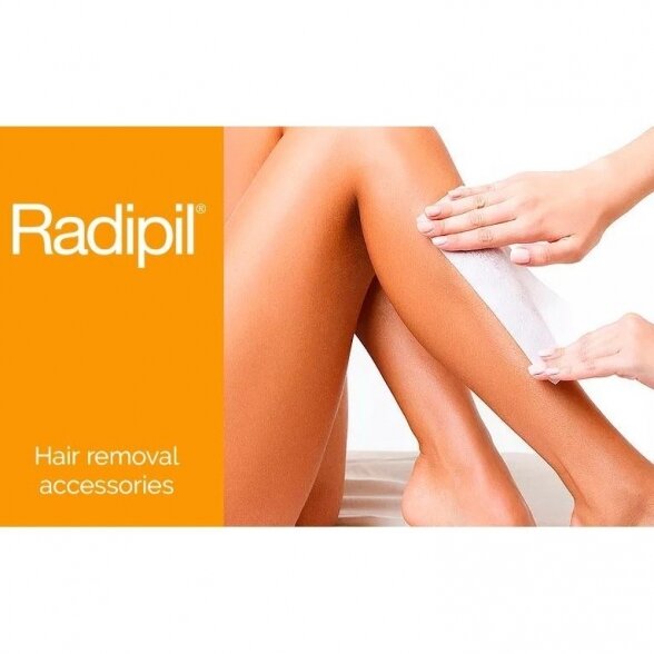 Depilatory strips Radipil, 20 x 7 cm, 90 gr, 100 pcs 1