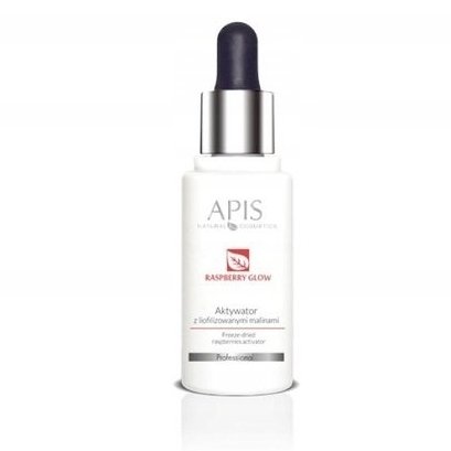 APIS Raspberry Glow serumas - aktyvatorius su liofilizuotomis avietėmis, 30ml